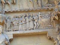 Reims - Cathedrale - Porche nord, Portail du Jugement Dernier, L'Enfer (01)